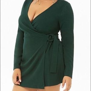 Forever 21 Plus Surplice Romper